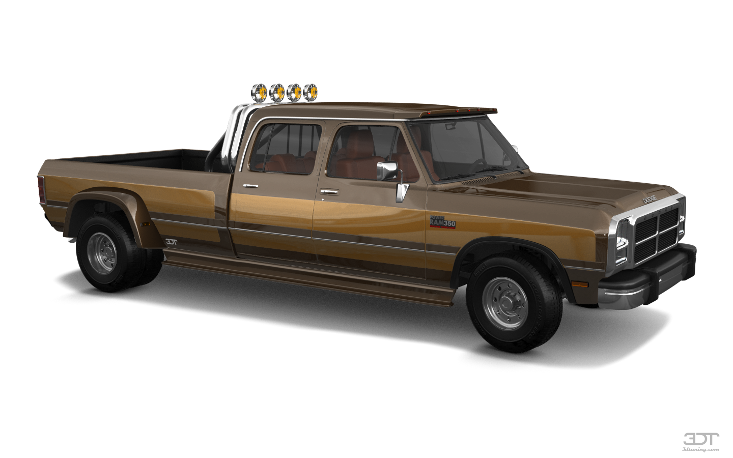 Tuning Dodge Ram 350 4 Door pickup truck 1991