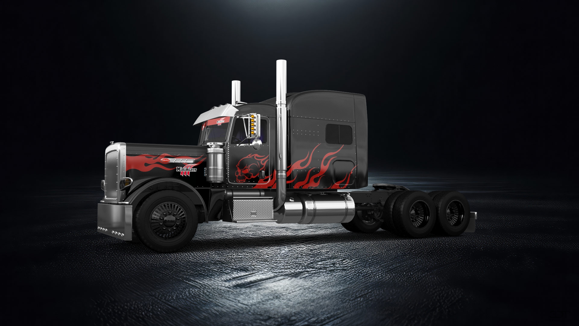 Peterbilt 389 Sleeper Cab Truck 2016 tuning