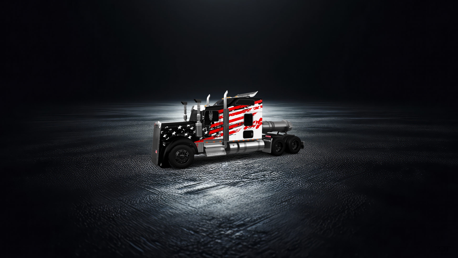 Kenworth W900 Sleeper Cab Truck 2015 tuning