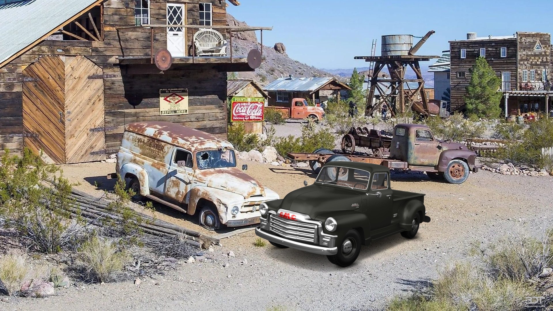 GMC 100 Stepside 2 Door pickup truck 1954