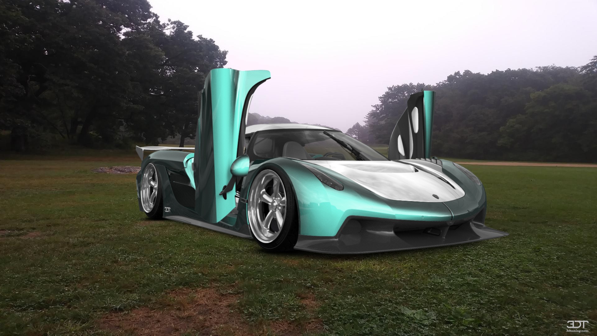 Tuning Koenigsegg Jesko 2 door targa top 2020