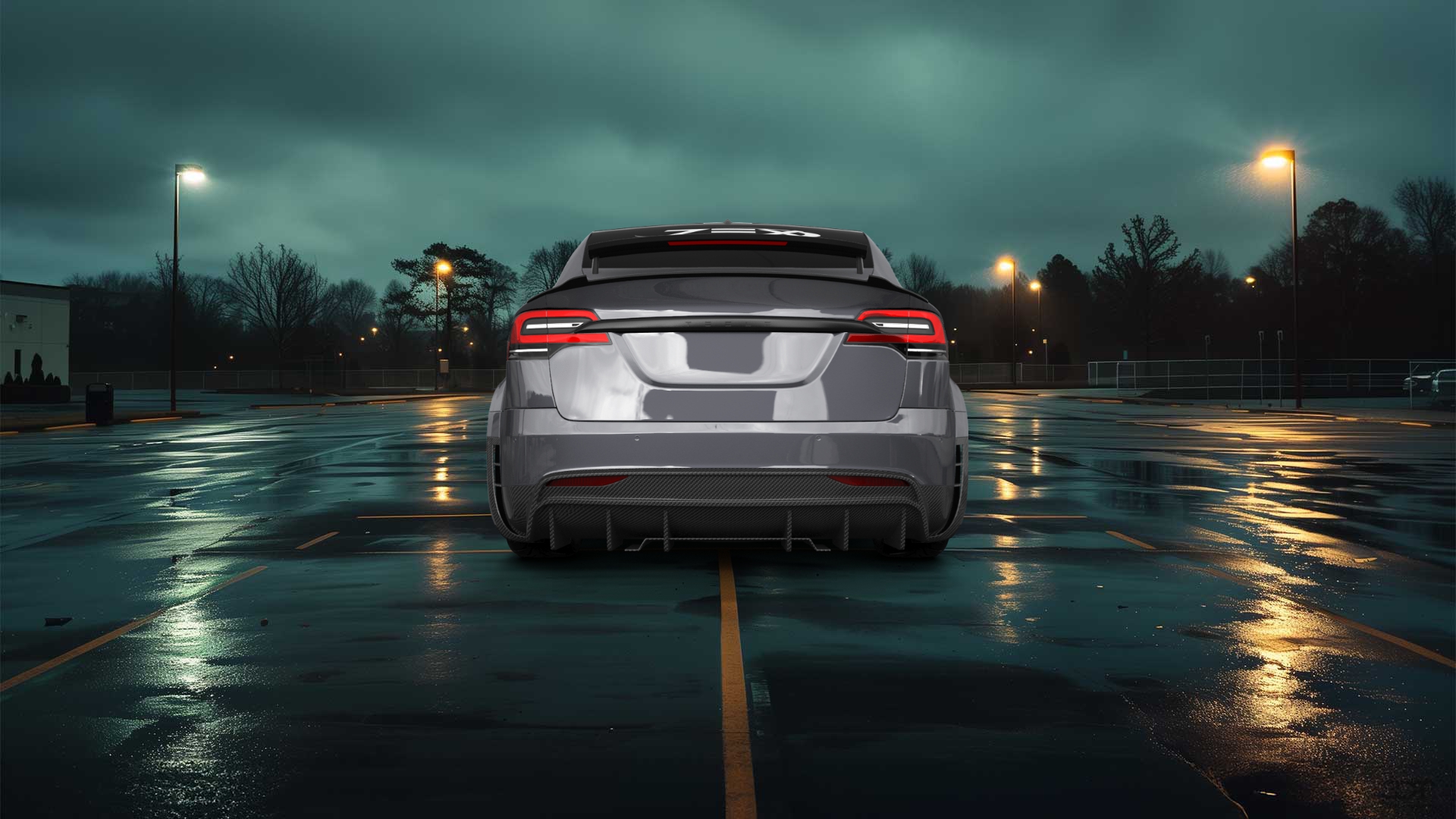 Tesla Model X 5 Door SUV 2024 tuning