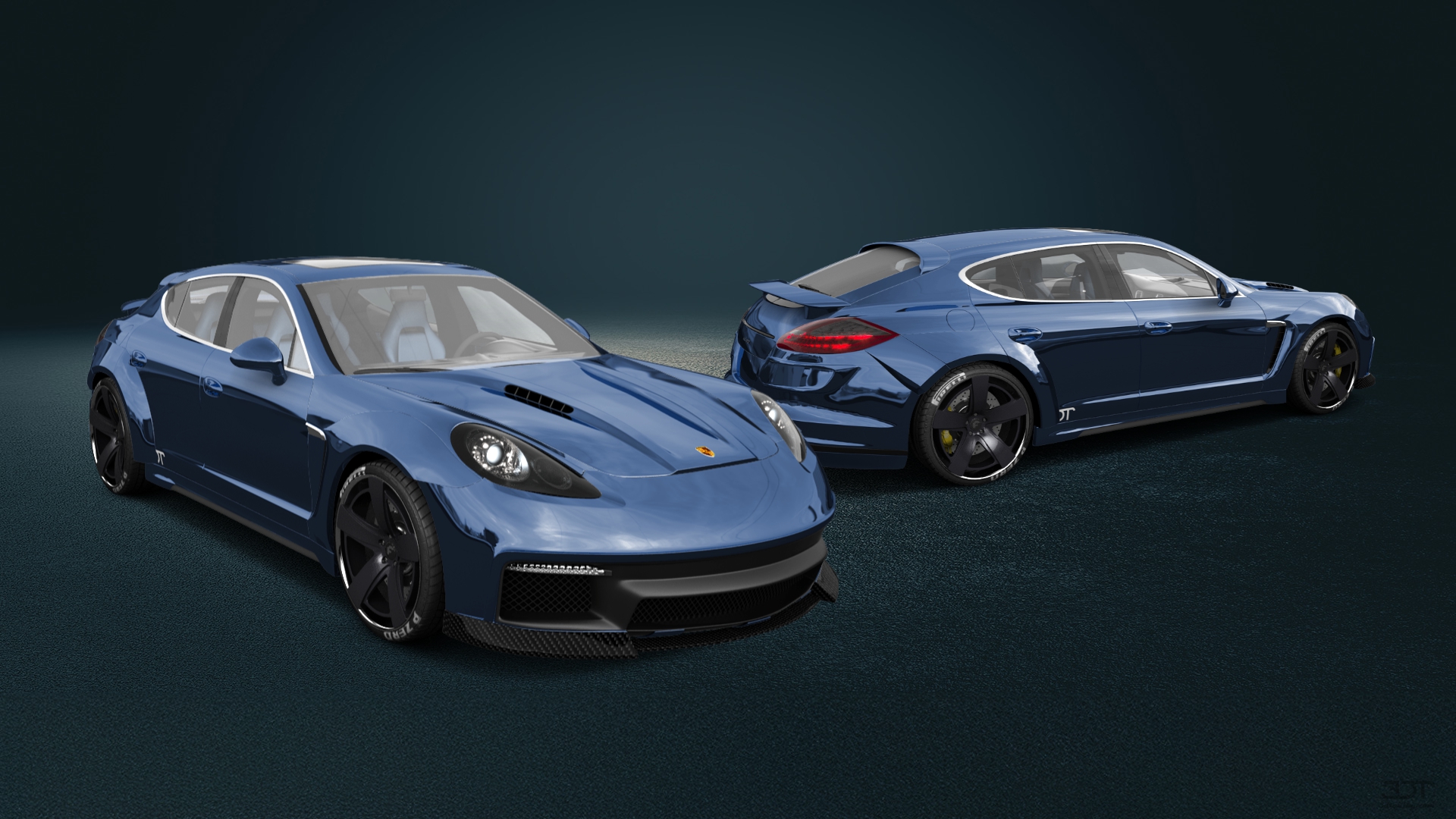 Porsche Panamera 4 door fastback saloon 2011 Images