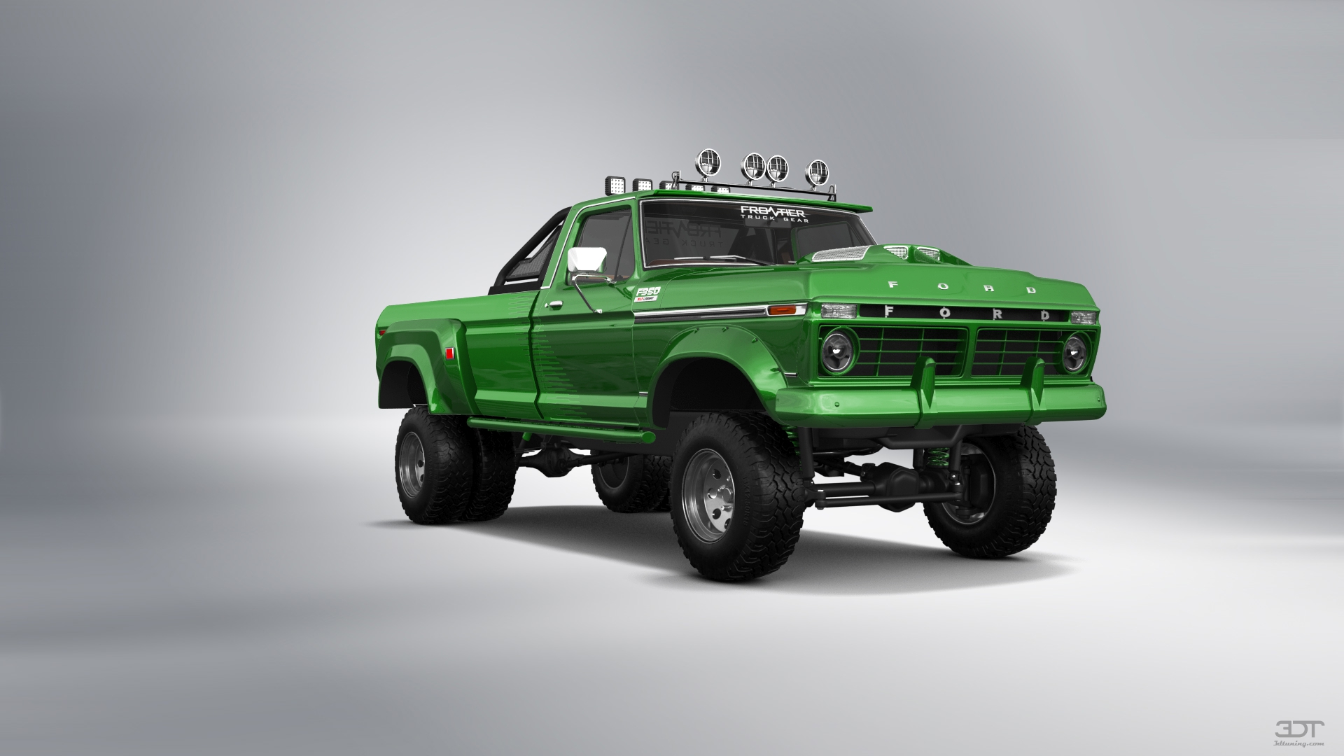 Ford F-350 Dually 2 Door pickup truck 1974 tuning