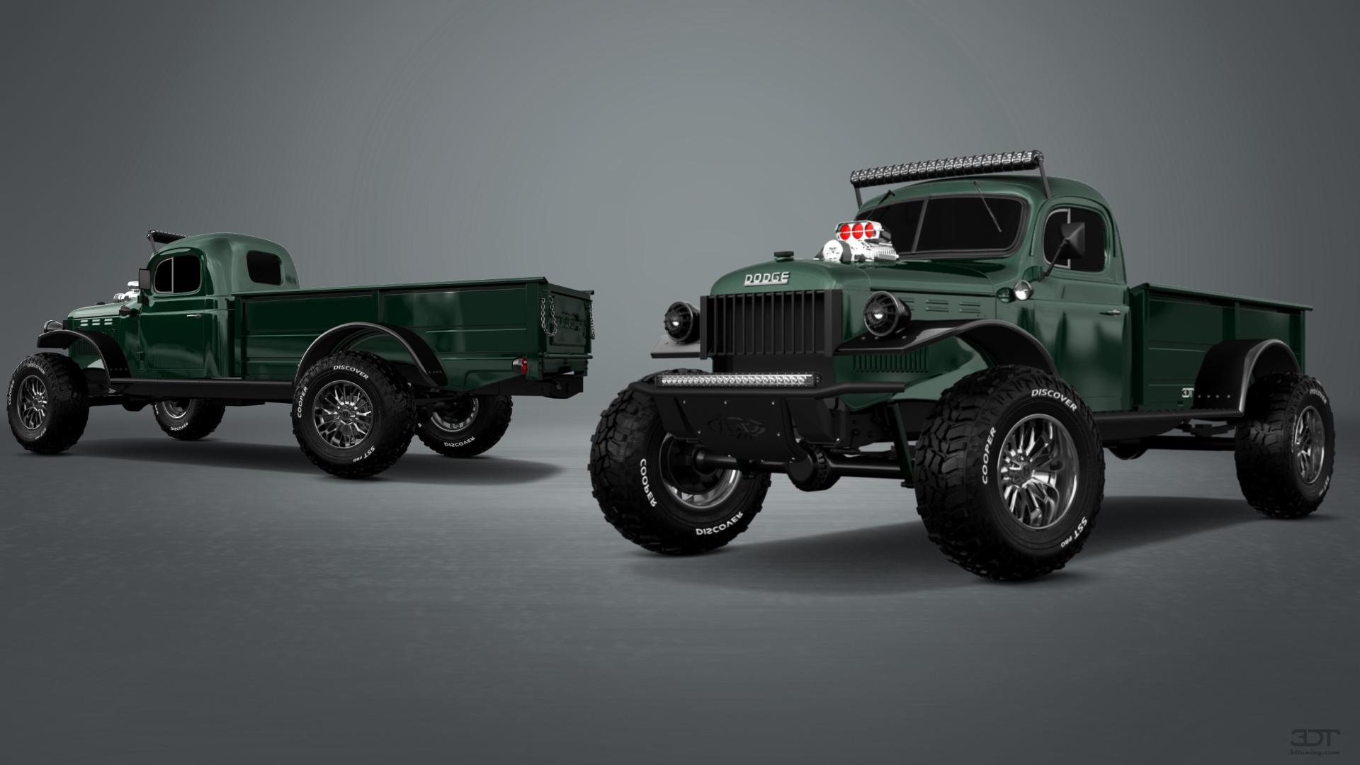 Dodge Power Wagon 2 Door pickup truck 1947 tuning