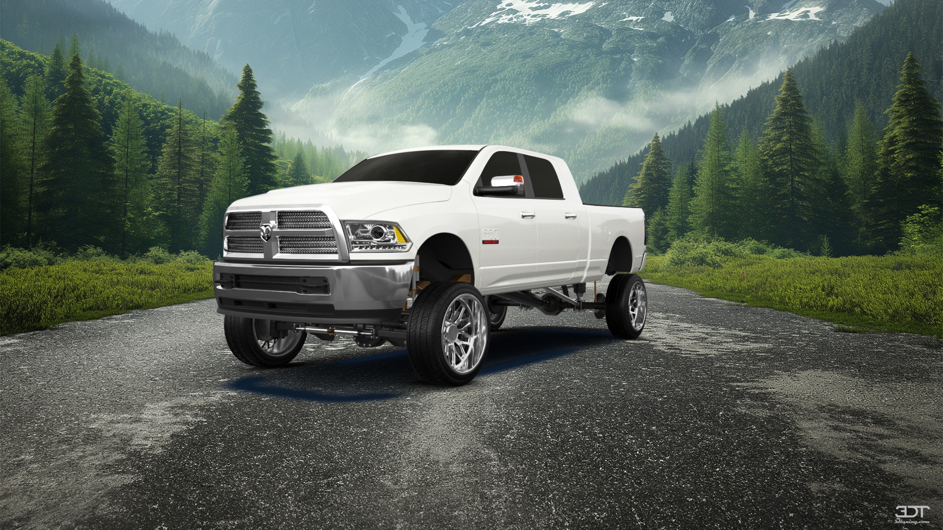Dodge Ram 2500 Mega Cab 6.4 ft box 4 Door pickup truck 2010
