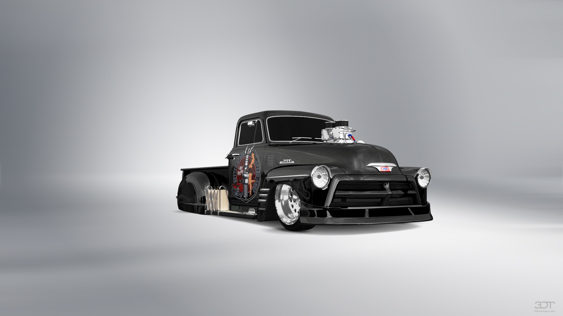Chevrolet 3100 2 Door pickup truck 1954 tuning