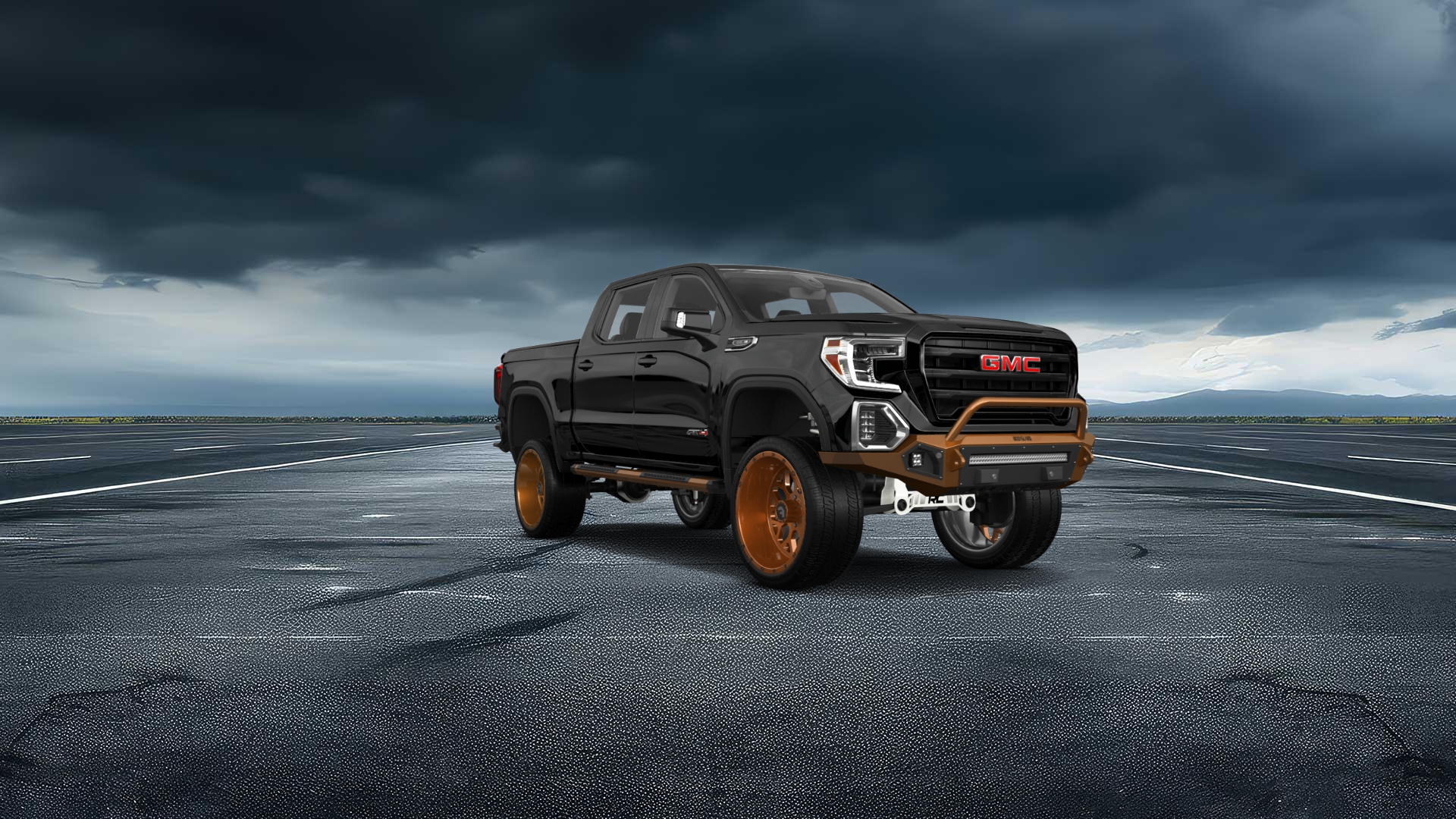 GMC Sierra 4 Door pickup truck 2020 tuning