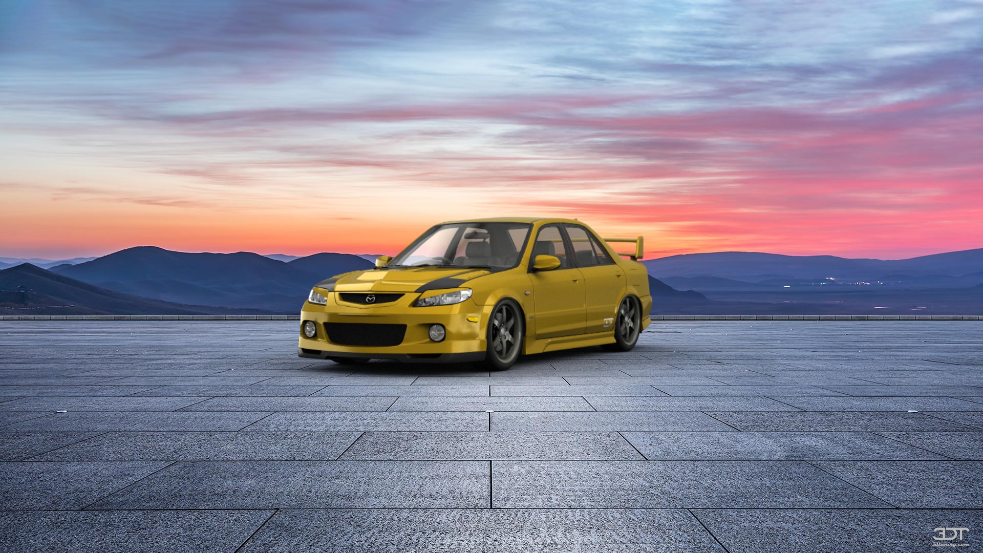 Tuning Mazda Familia Sedan 2001