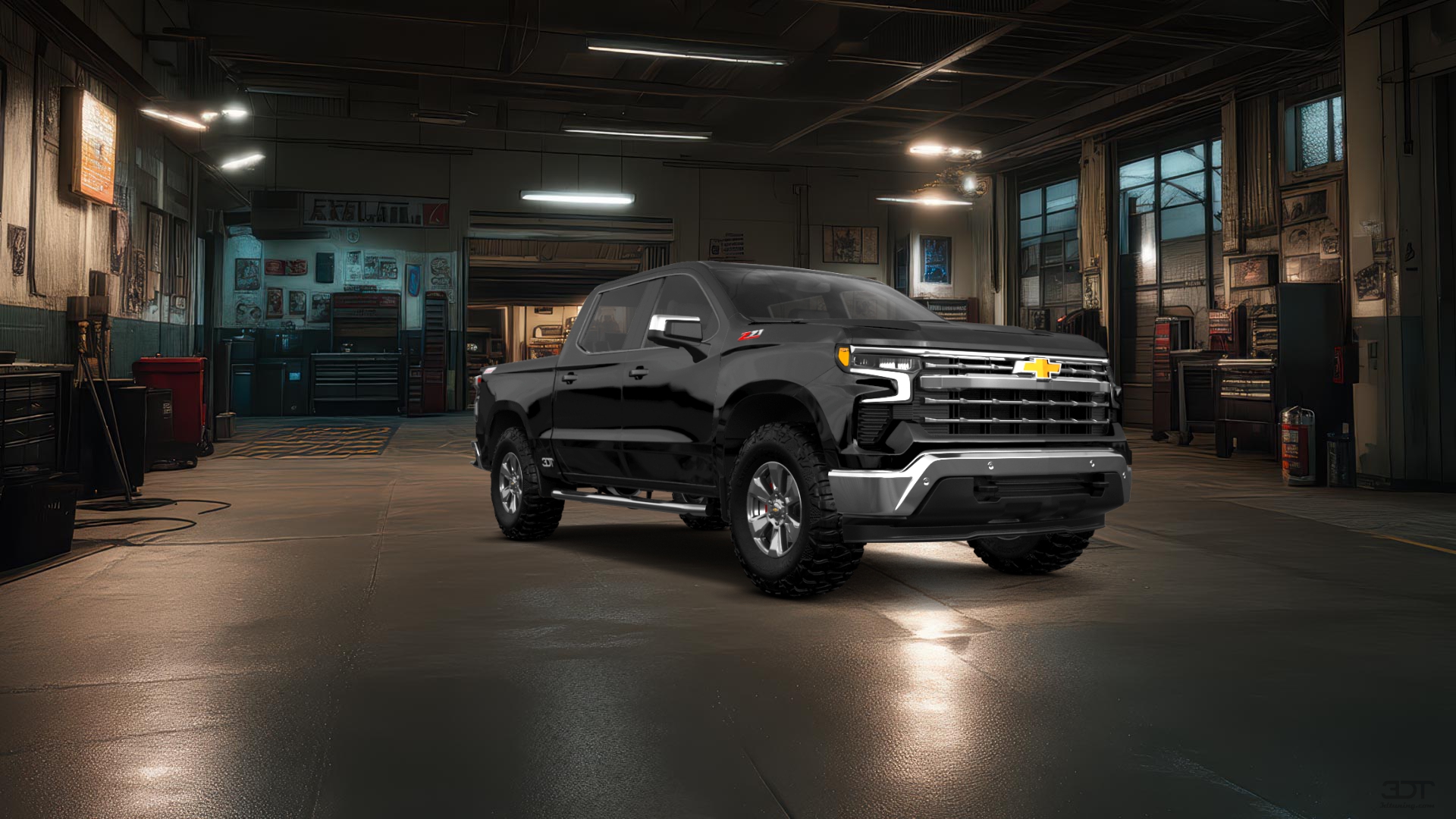Chevrolet Silverado 1500 Crew Cab 5.8 ft box 4 Door pickup truck 2023 tuning