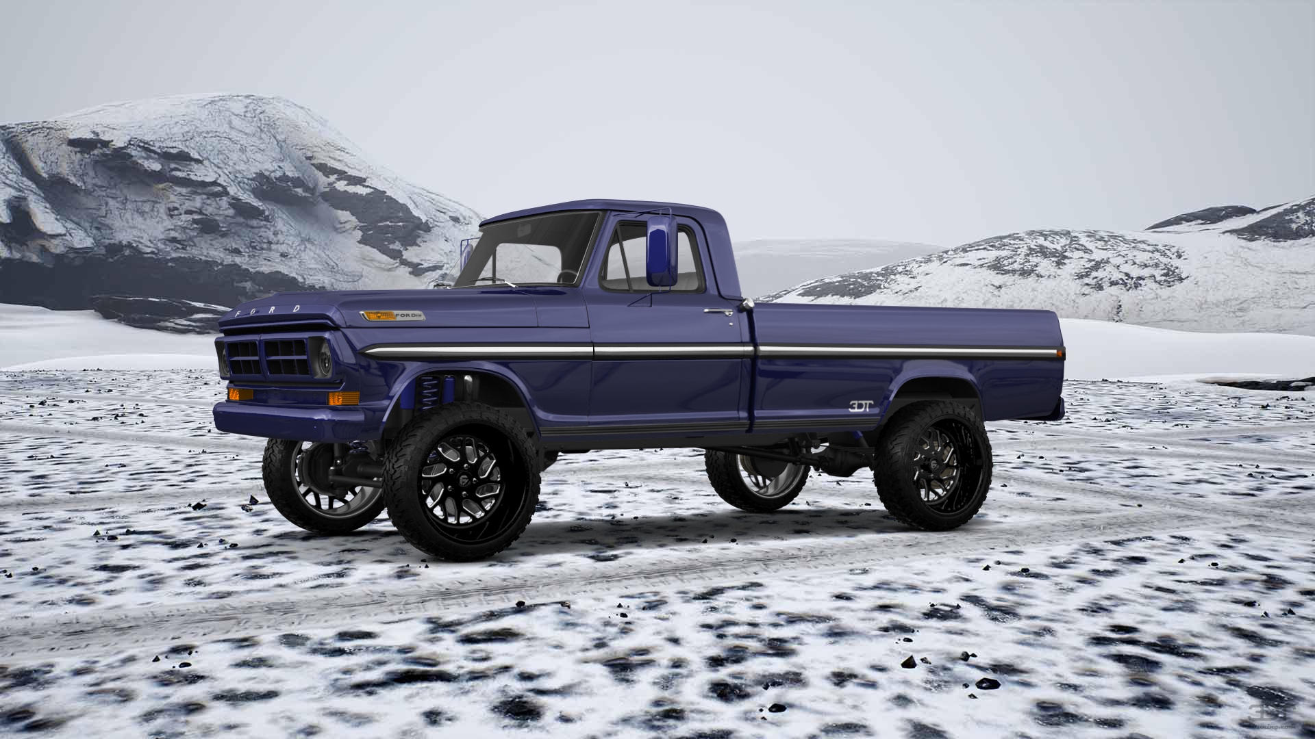 Ford F-250 2 Door pickup truck 1971