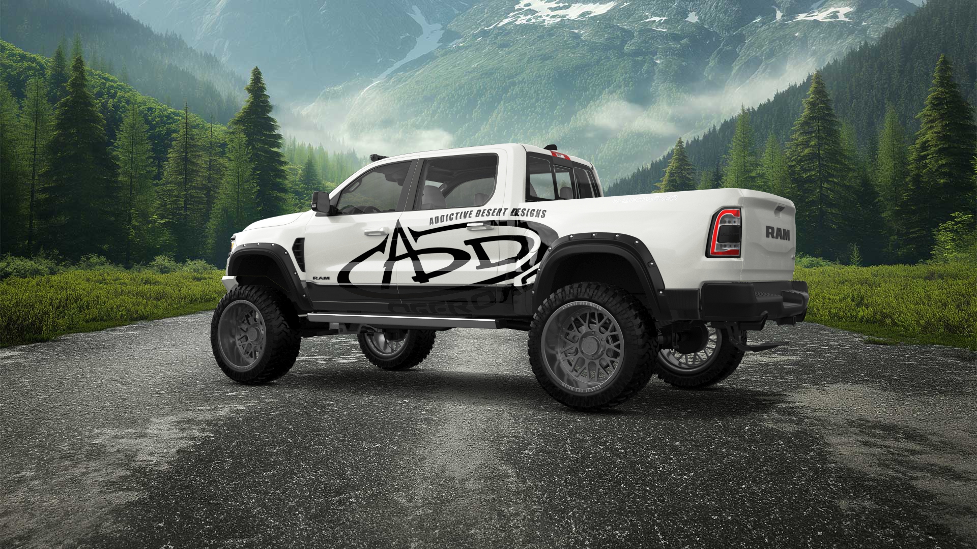 Dodge Ram 1500 TRX 4 Door pickup truck 2021