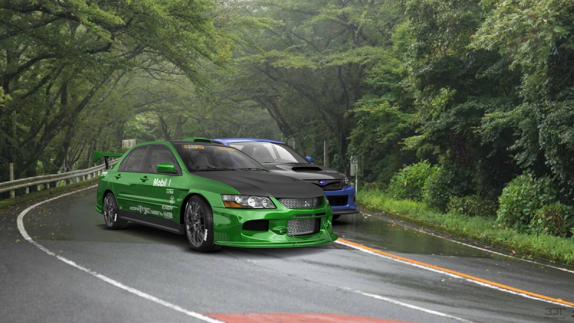 Mitsubishi Lancer Evo IX 4 Door Saloon 2005 tuning