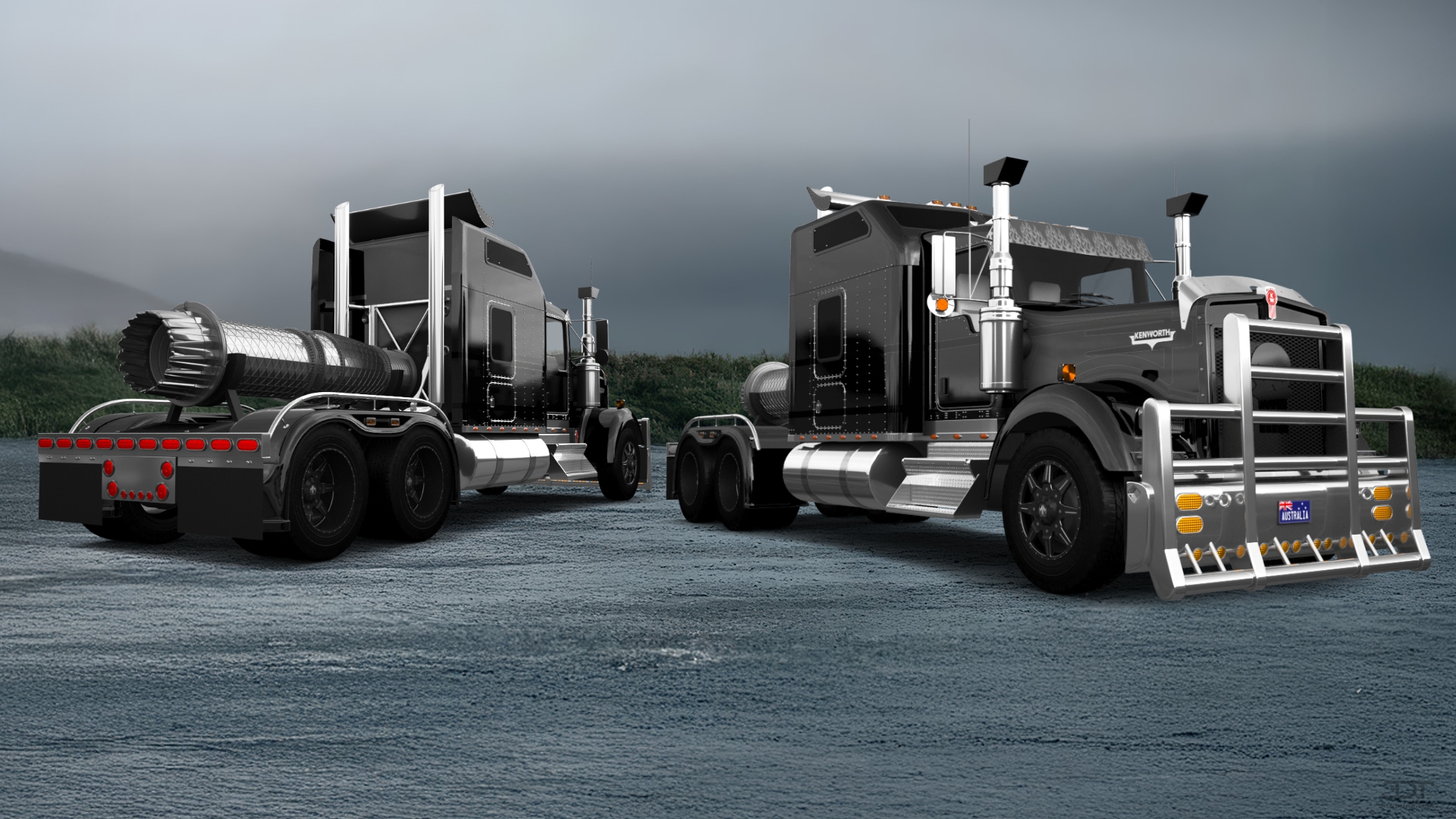 Kenworth W900 Sleeper Cab Truck 2015 tuning