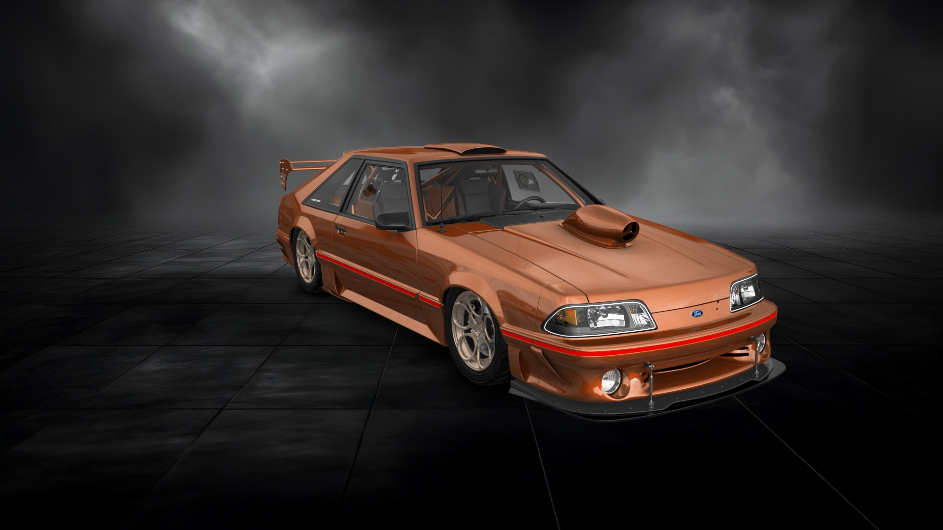 Ford Mustang 3 Door Hatchback 1988 tuning