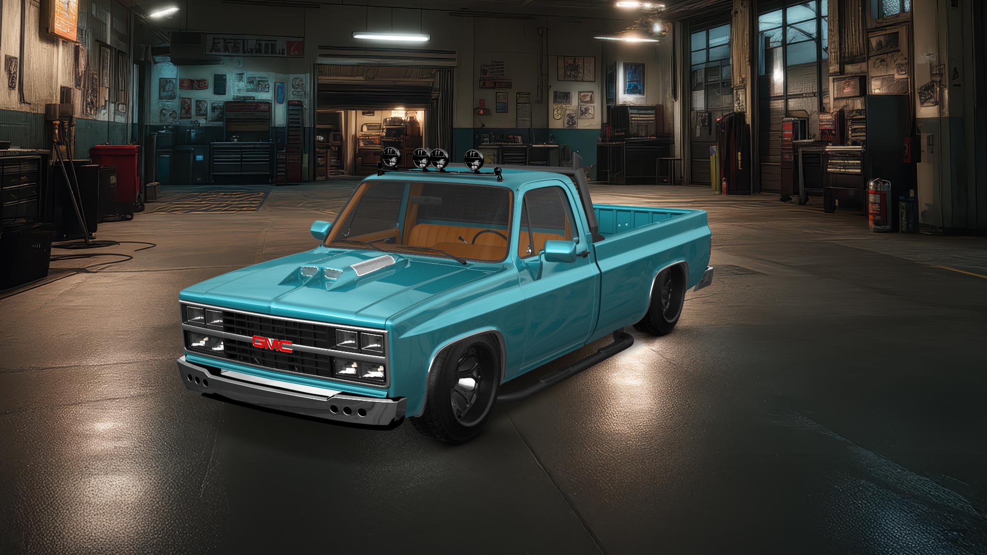 GMC Sierra 1500 2 Door pickup truck 1985 tuning