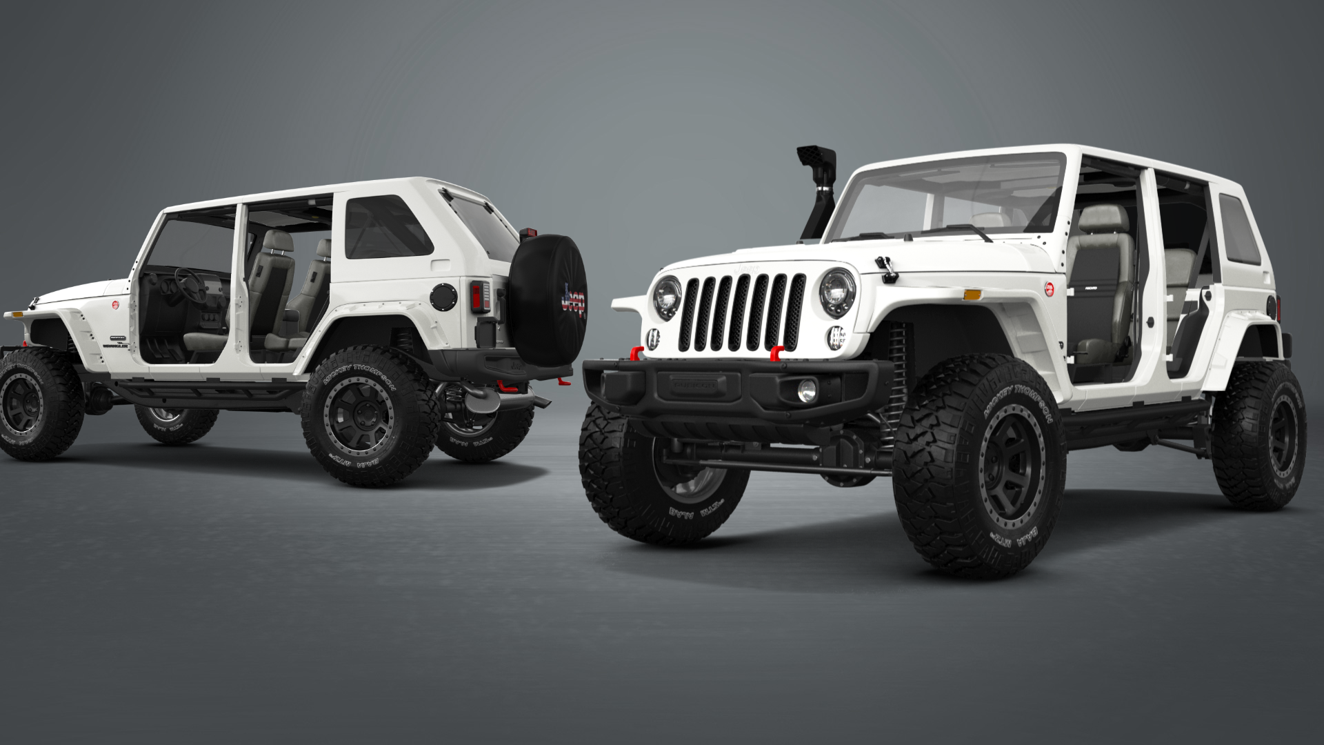 Jeep Wrangler Unlimited JK Rubicon Recon 4 Door SUV 2017 tuning