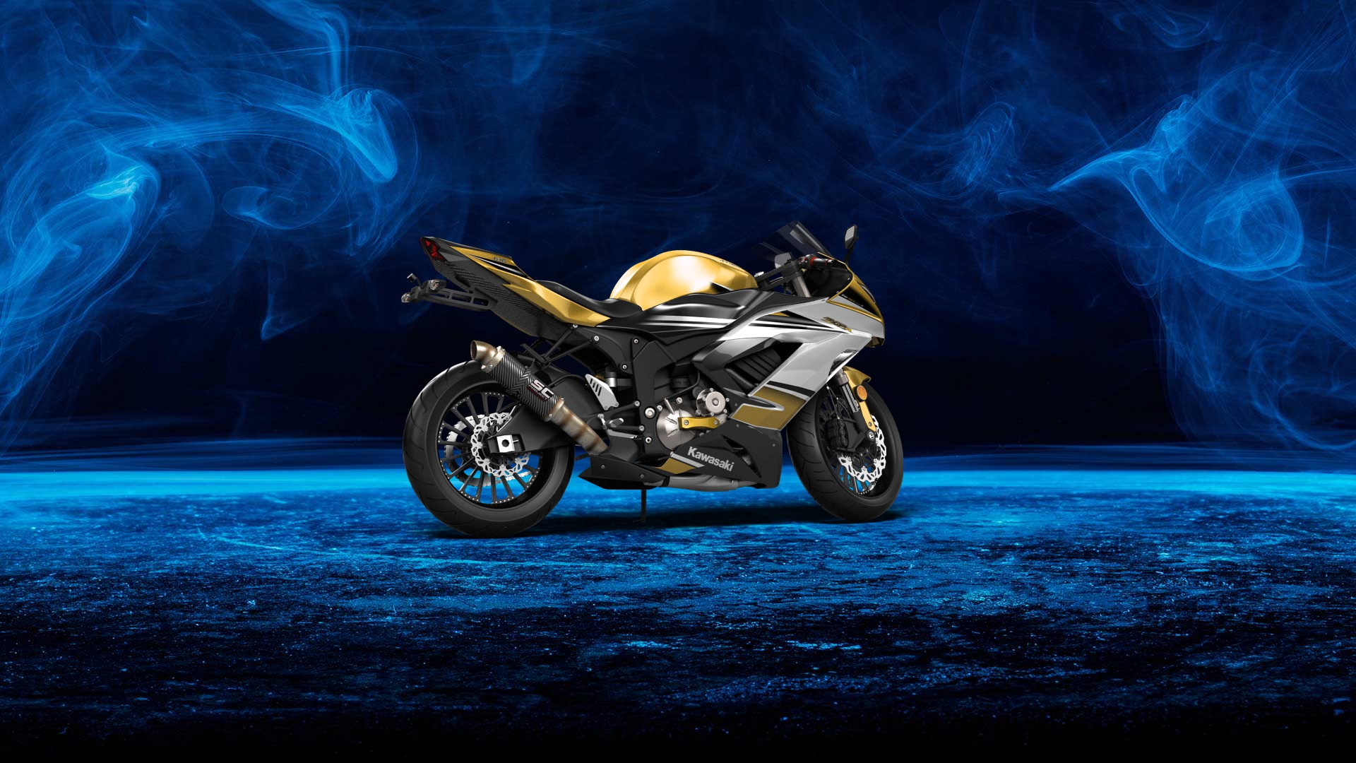 parthbhujbal03の2015 Kawasaki Ninja ZX 6Rカスタムビルド | 3DTuning