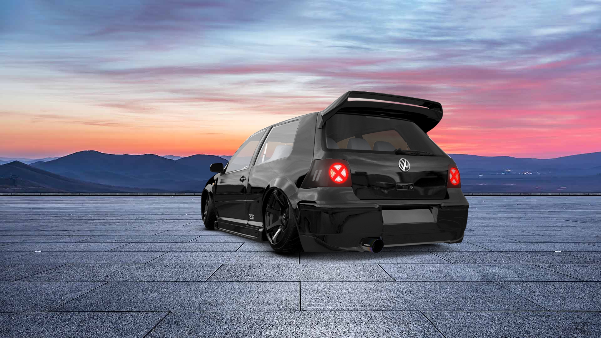 Volkswagen Golf 4 (mk4) 3 Door Hatchback 1997 tuning