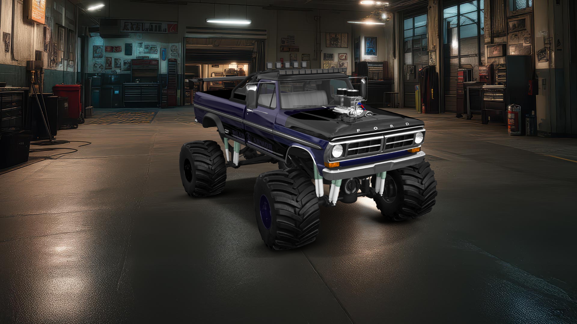Ford F-250 2 Door pickup truck 1971 tuning