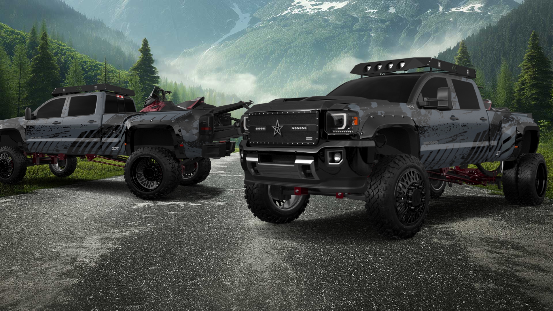 GMC Sierra 3500 HD Crew Cab 4 Door pickup truck 2015