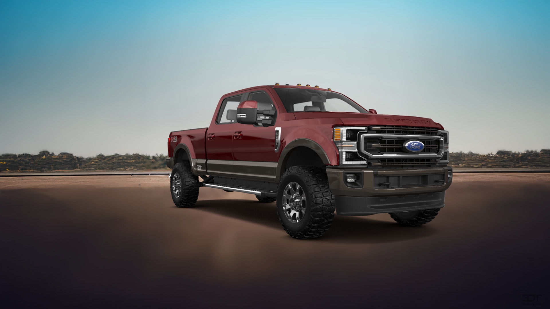Ford F-250 4 Door pickup truck 2021 tuning