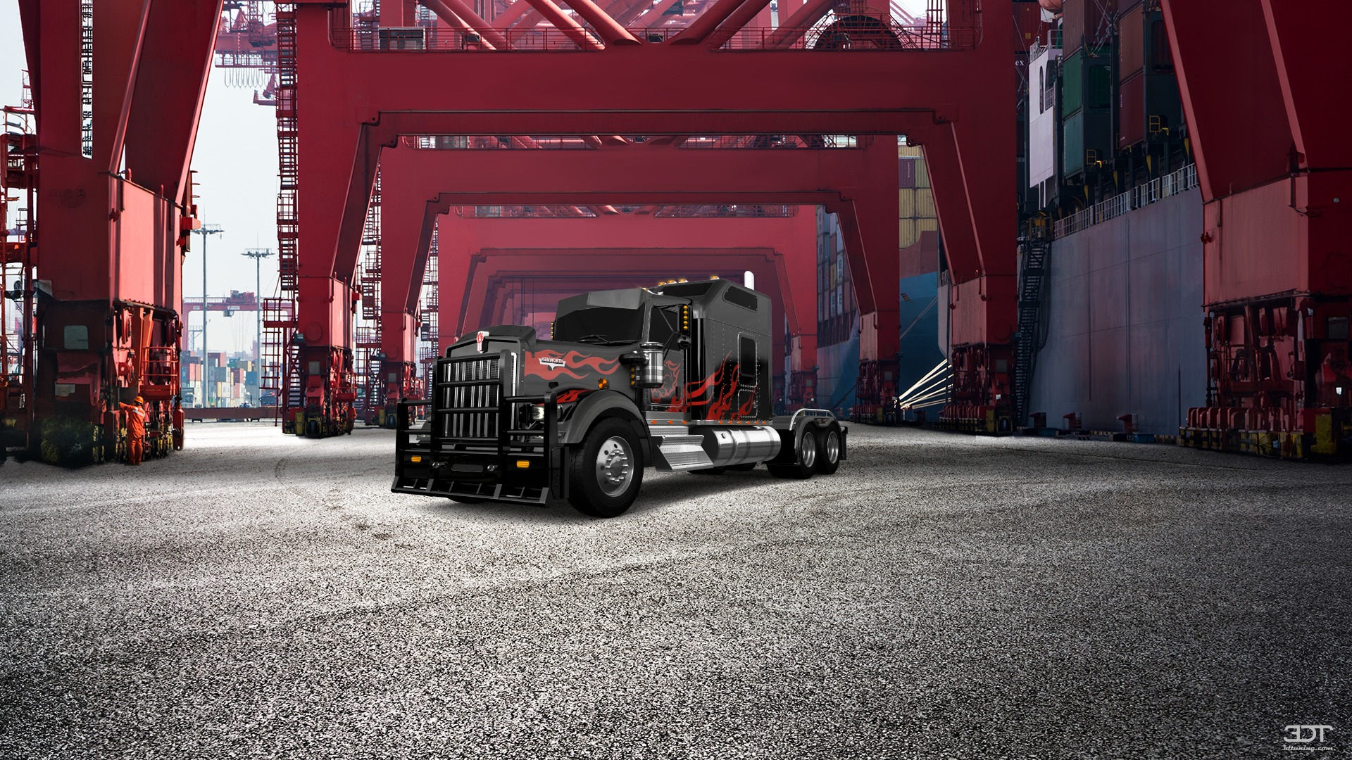 Kenworth W900 Sleeper Cab Truck 2015