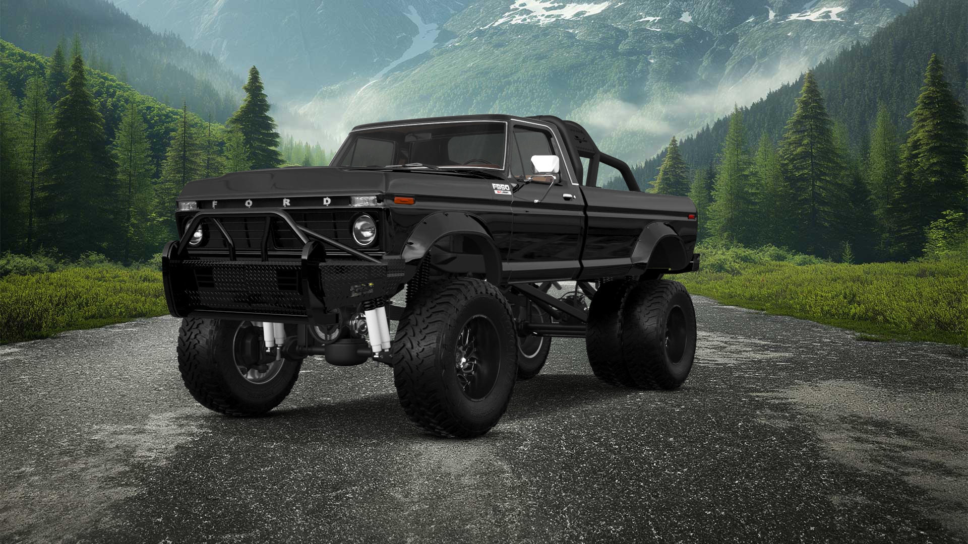 Ford F-350 Dually 2 Door pickup truck 1974