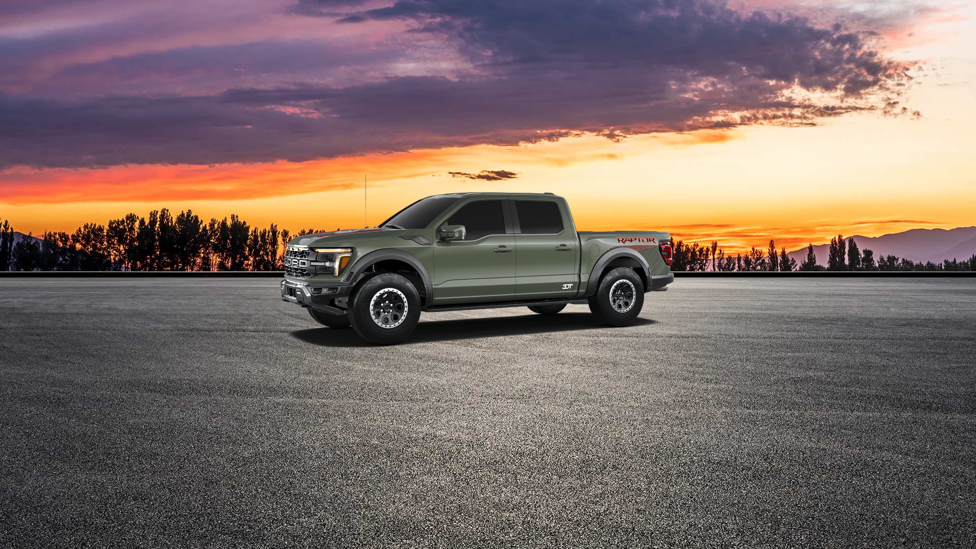 Ford F-150 Raptor 4 Door pickup truck 2024 tuning