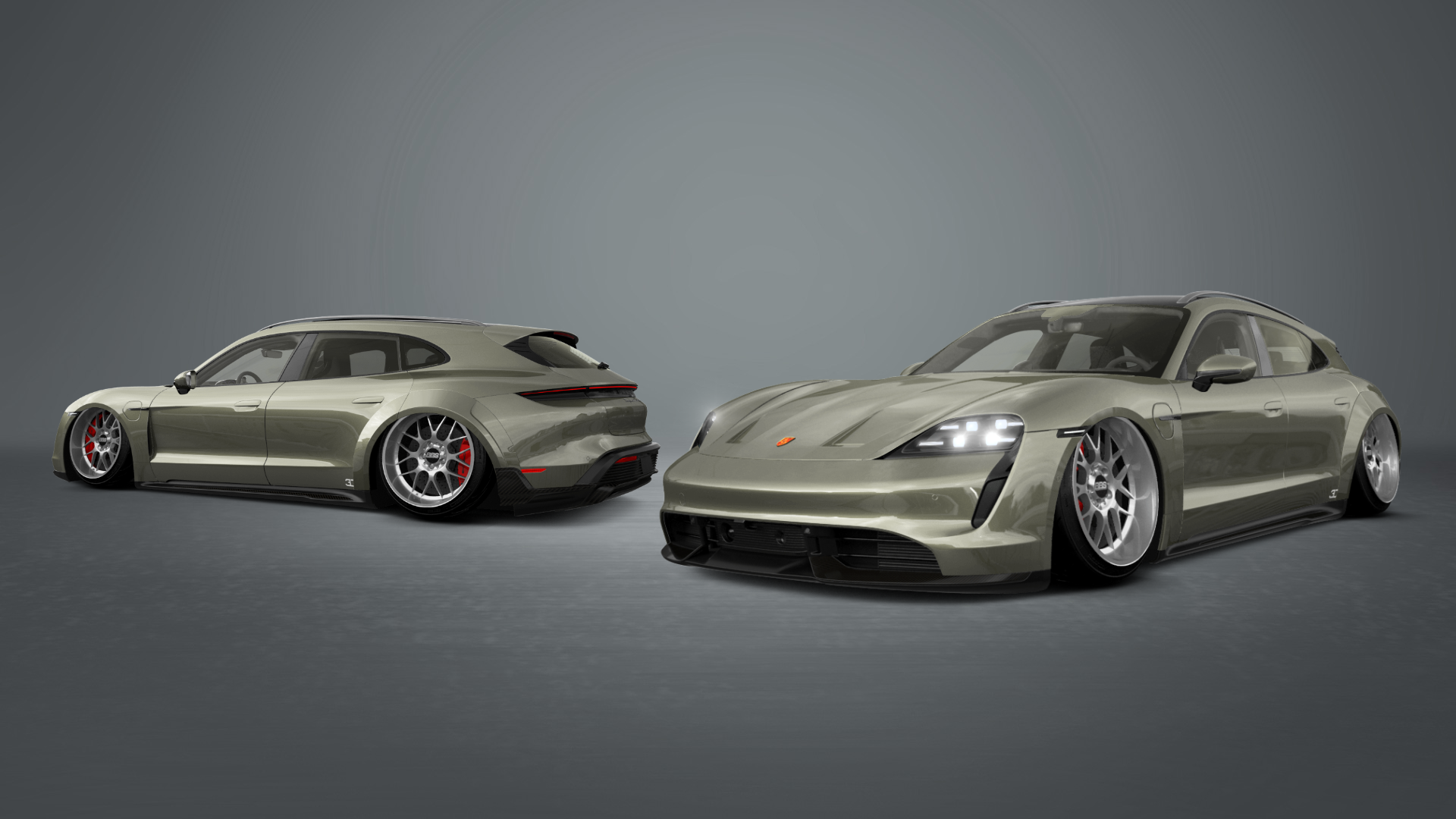 Porsche Taycan Sport Turismo Shooting Brake 2019 tuning