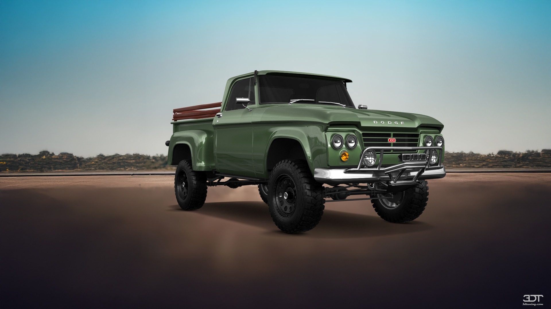 Dodge D-100 Stepside 2 Door pickup truck 1961