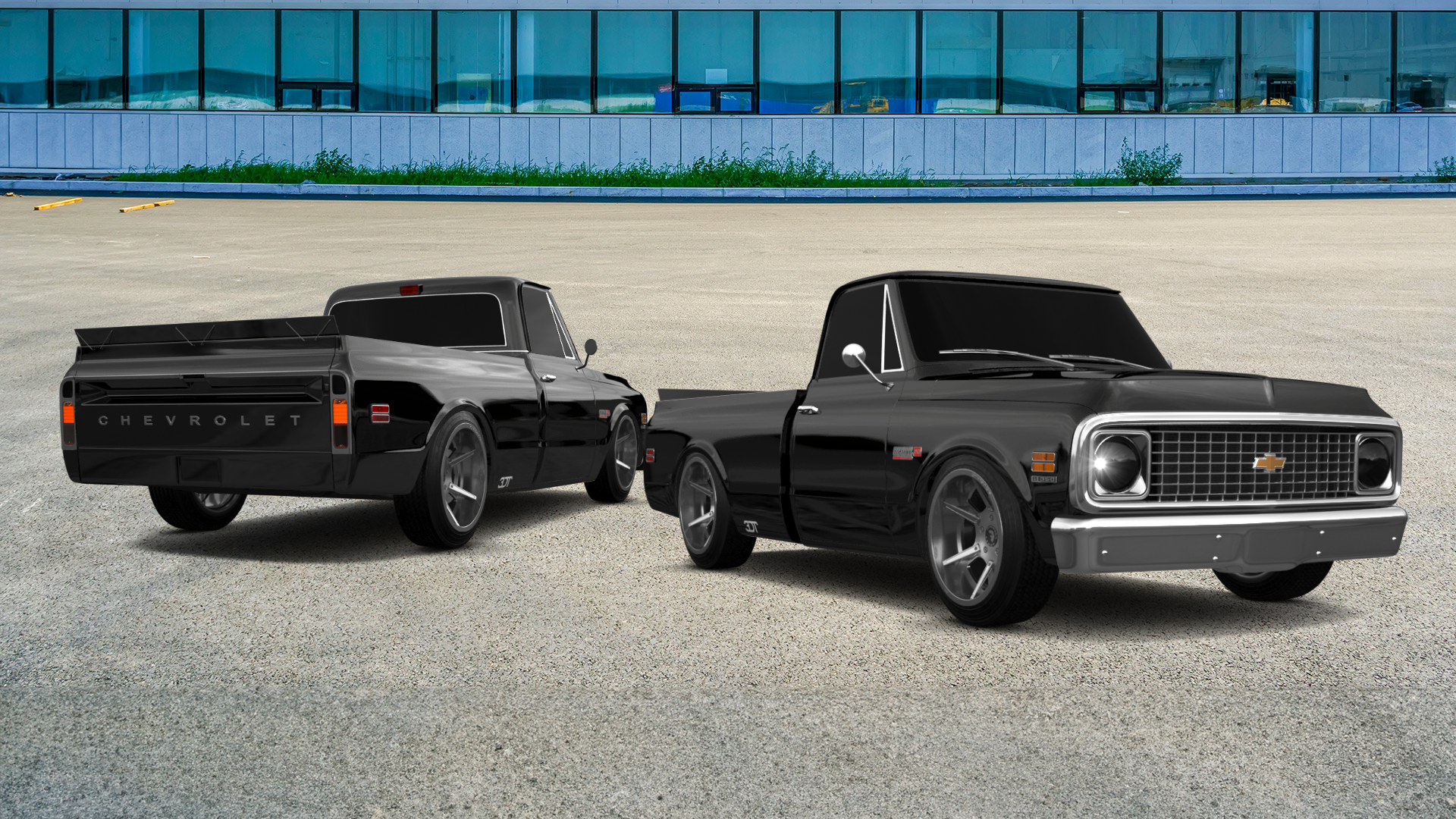 Chevrolet C-10 Cheyenne 2 Door pickup truck 1972 tuning