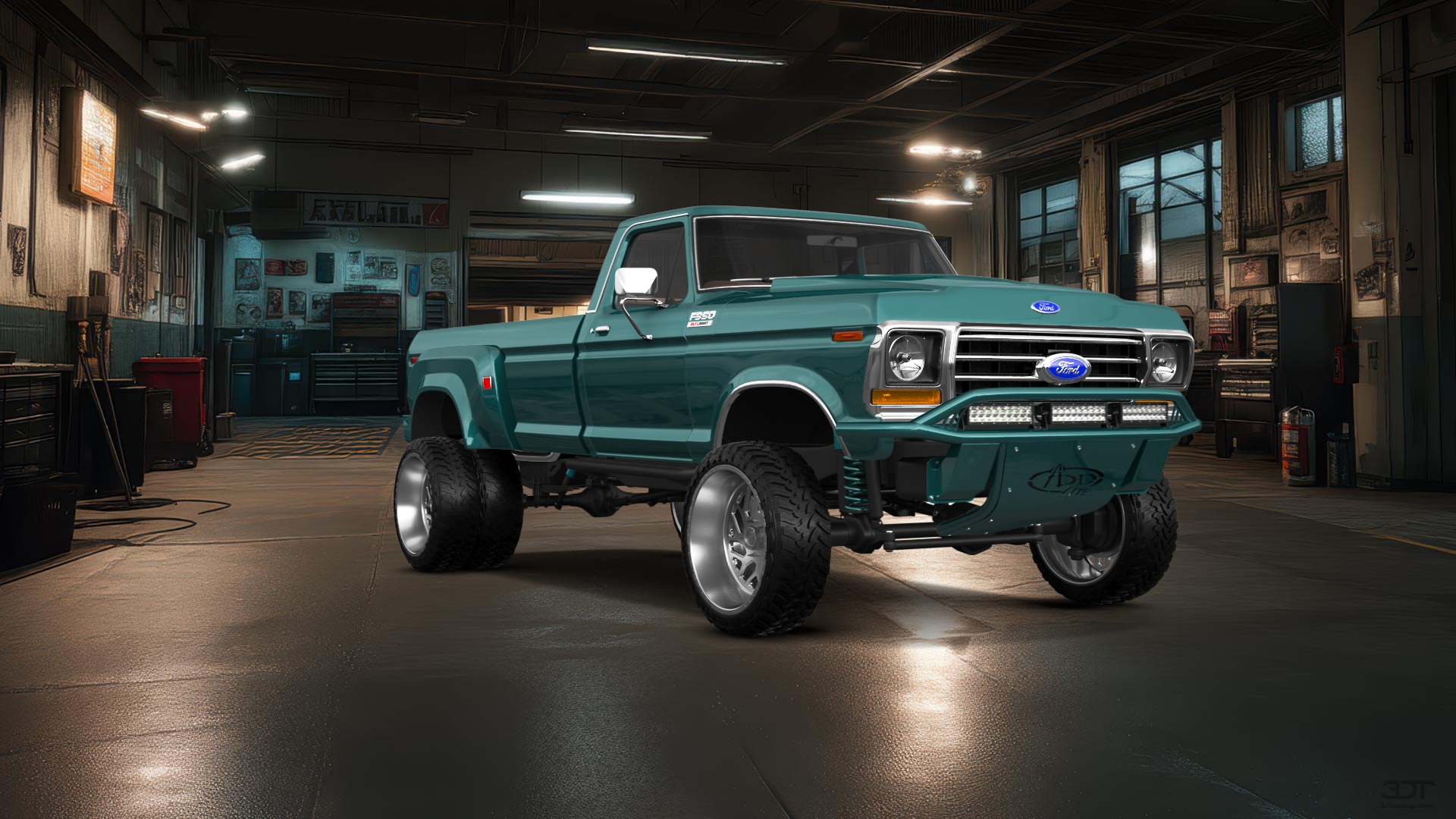 Ford F-350 Dually Regular Cab 2 Door pickup truck 1978 tuning