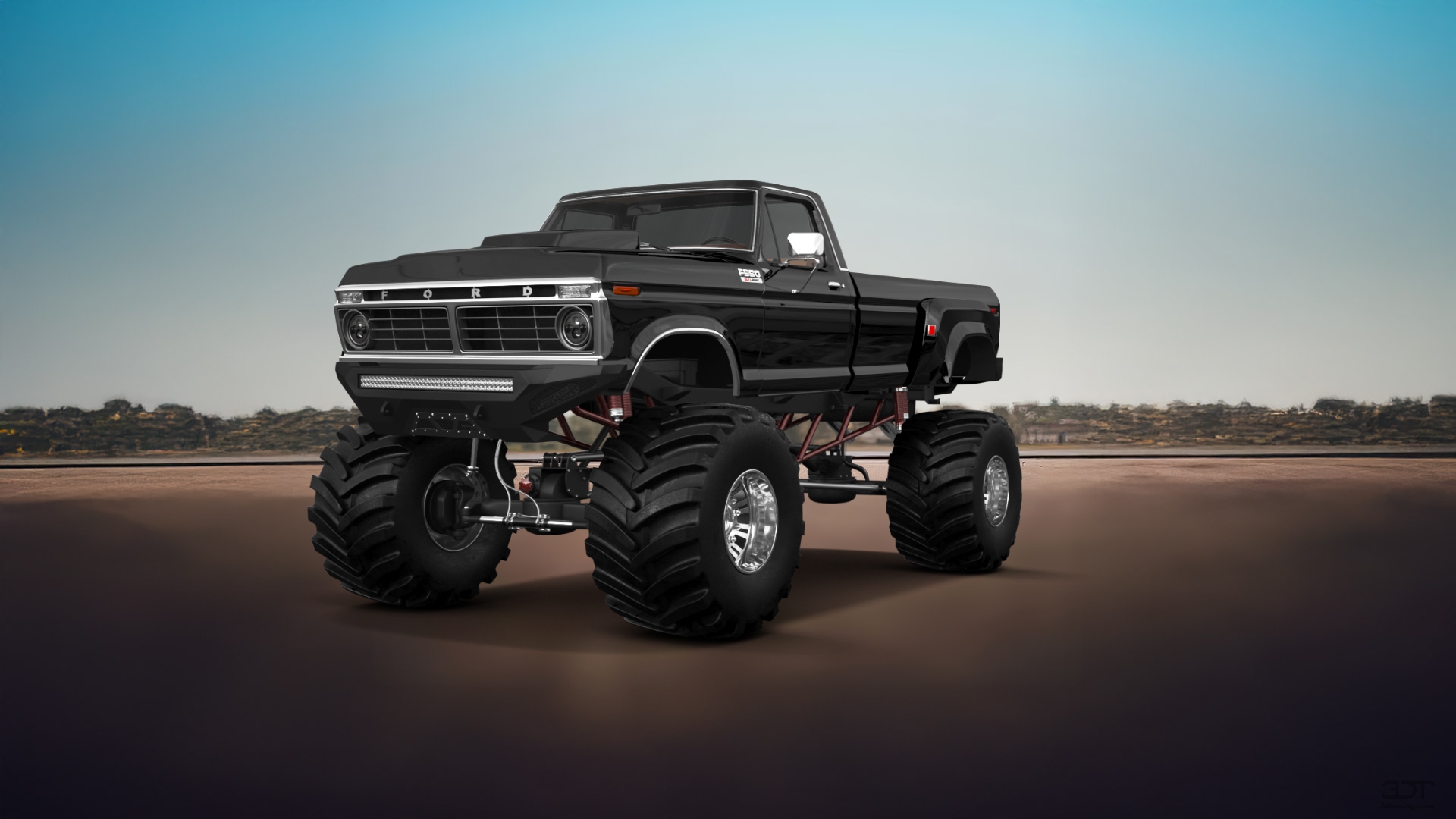 Ford F-350 Dually 2 Door pickup truck 1974