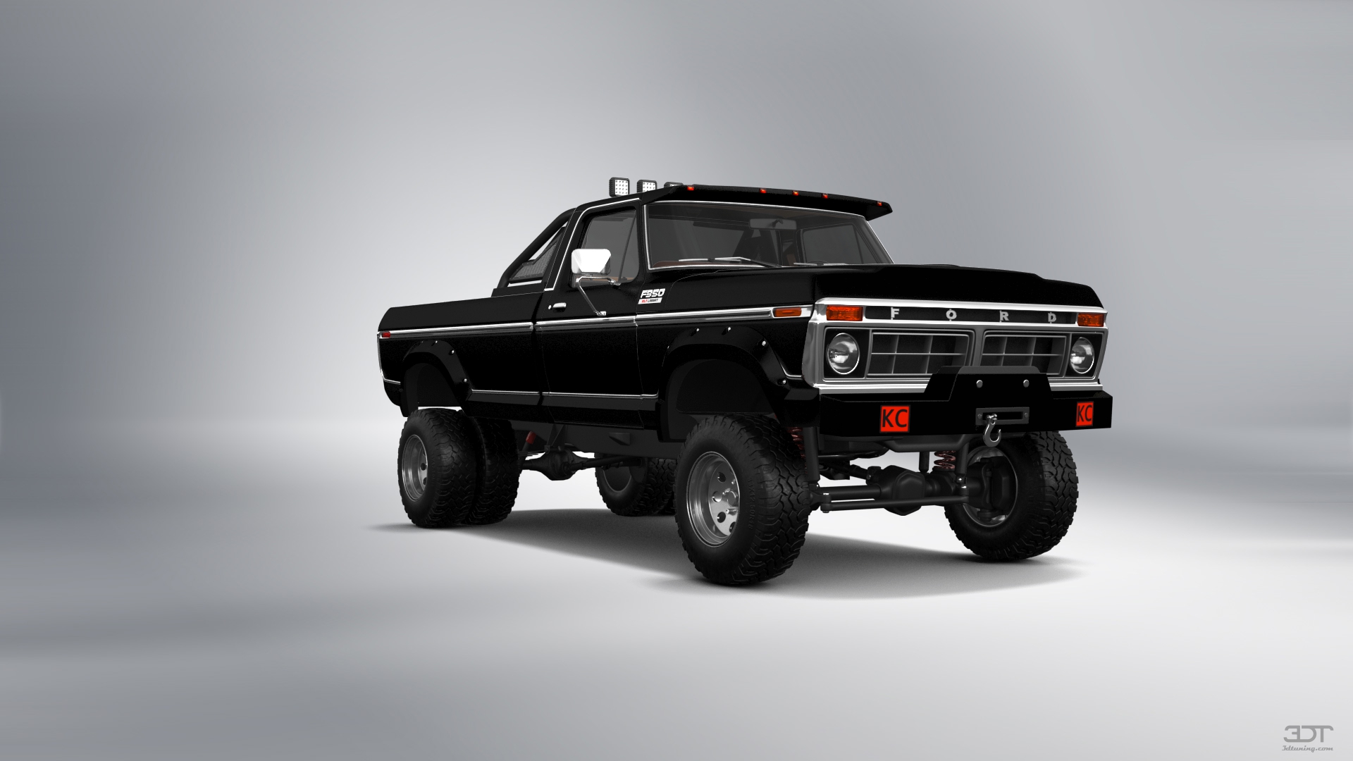 Ford F-350 Dually 2 Door pickup truck 1974 tuning