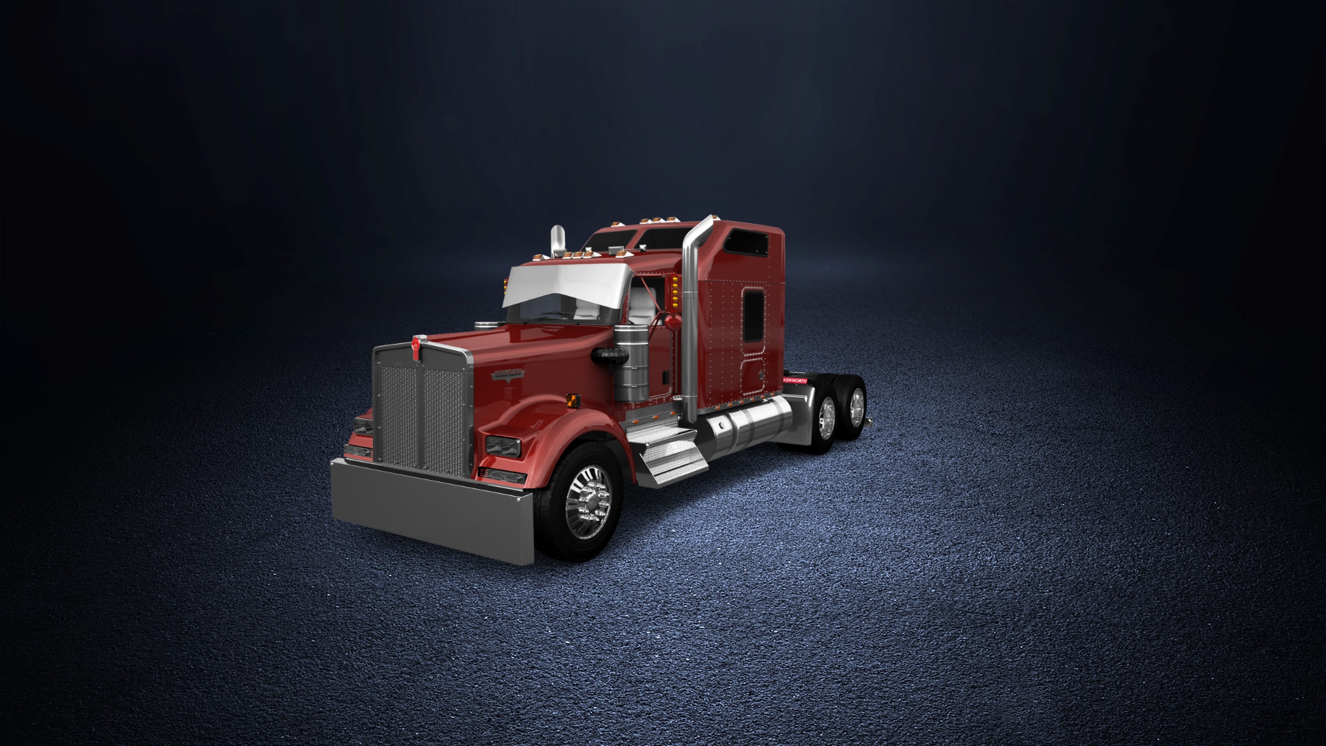 Kenworth W900 Sleeper Cab Truck 2015