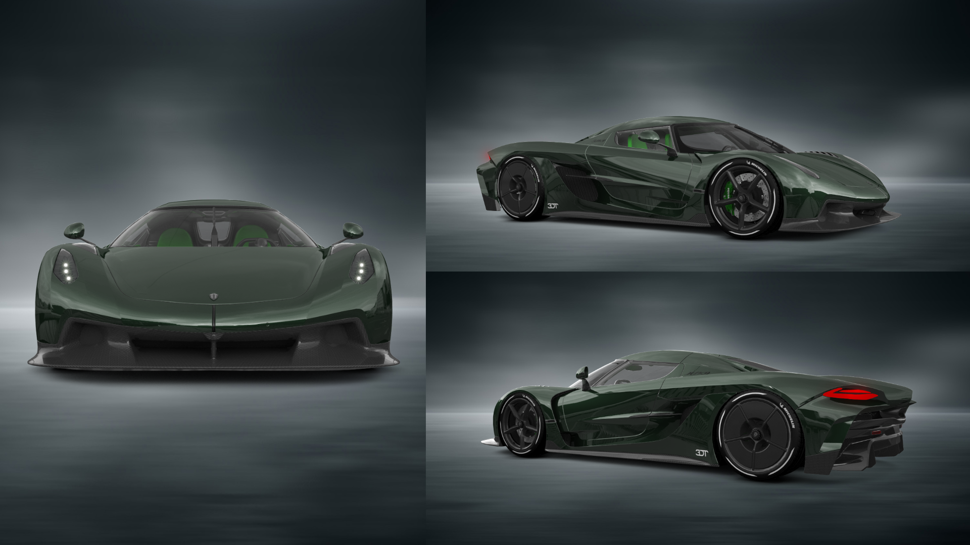 Koenigsegg Jesko 2 door targa top 2020