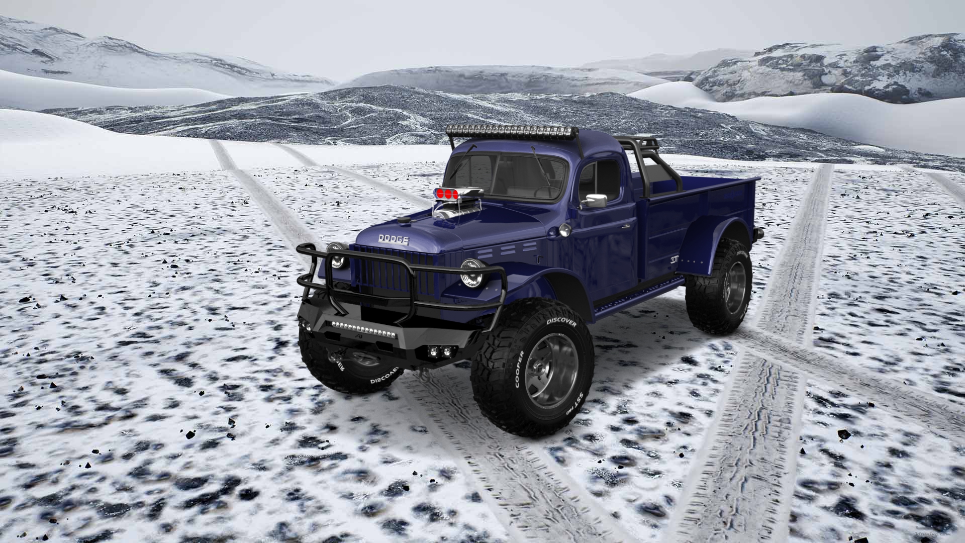 Dodge Power Wagon 2 Door pickup truck 1947 tuning
