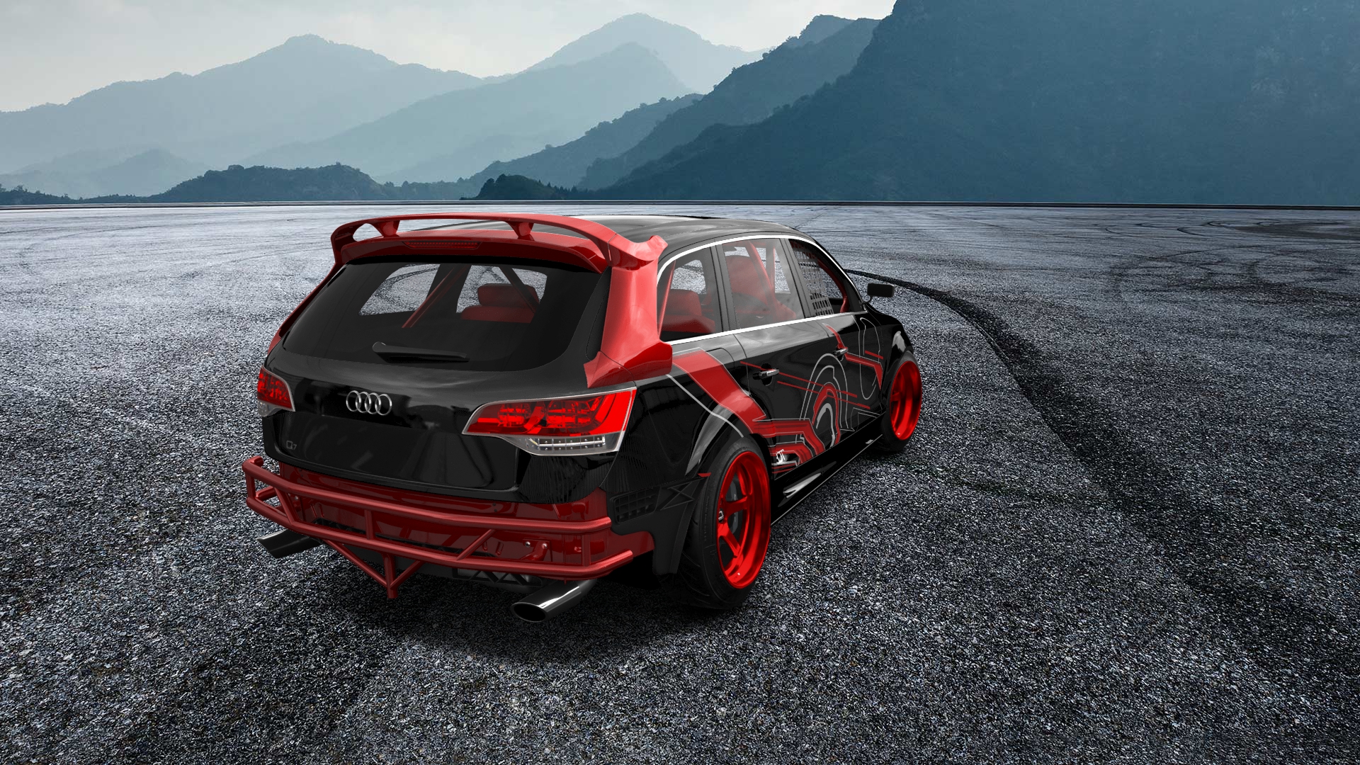 Audi Q7 Challenge Luxury SUV 4010 Bilder