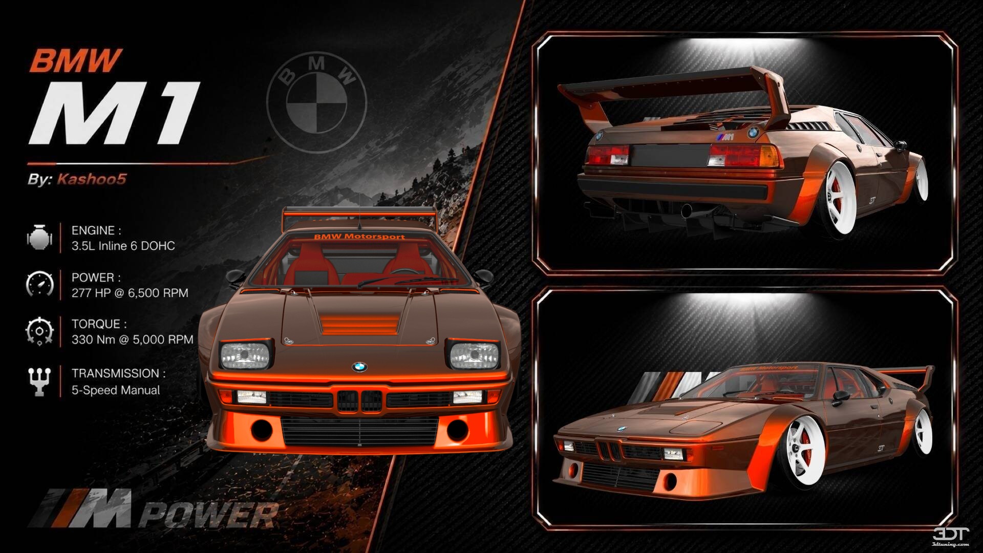Tuning BMW M1 2 Door Coupe 1978