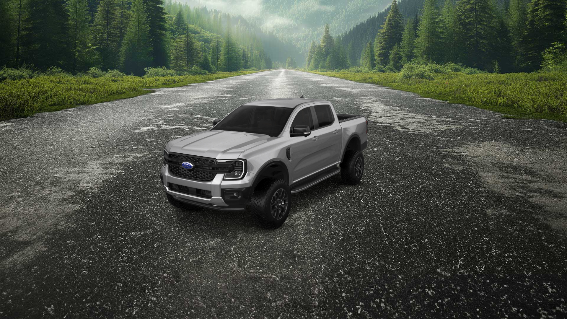 Ford Ranger 4 Door pickup truck 2022 tuning