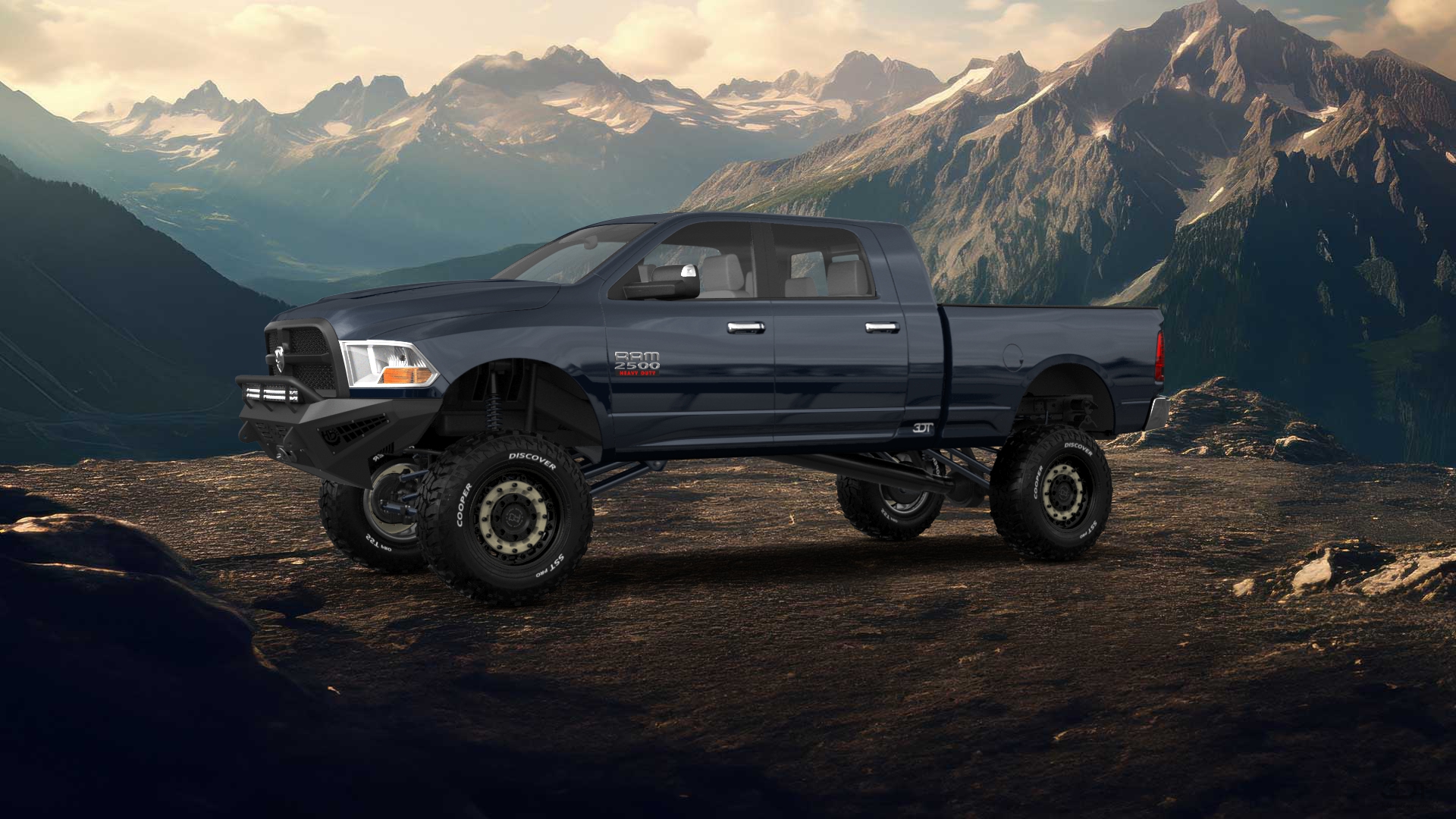 Dodge Ram 2500 Mega Cab 6.4 ft box 4 Door pickup truck 2010 tuning