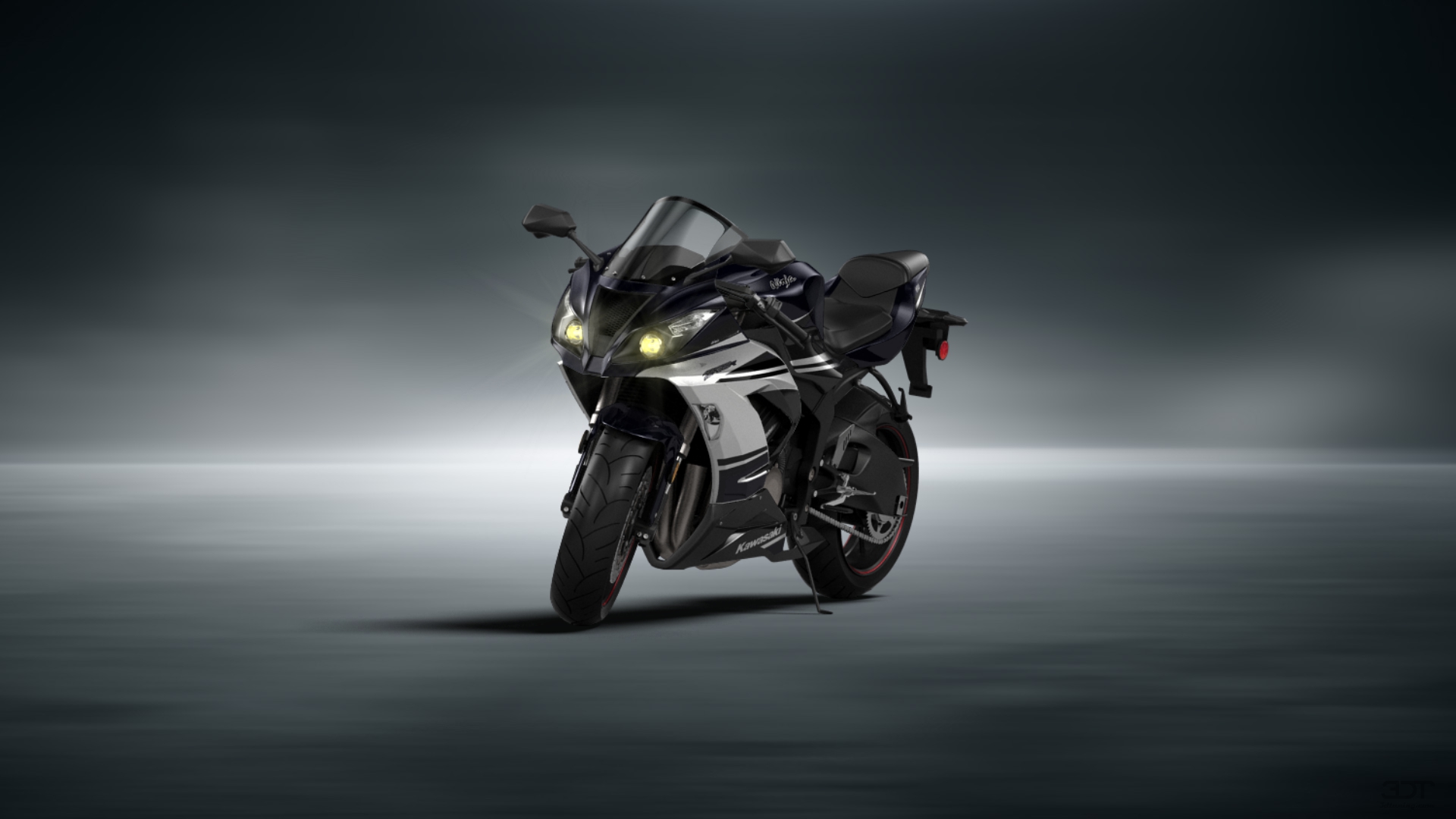 Kawasaki Ninja ZX 6R Sport Bike 2015 tuning