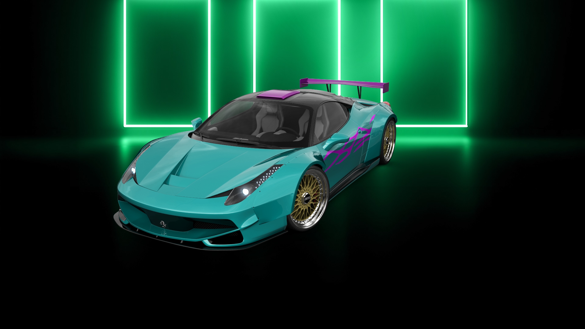 Ferrari 458 Italia 2 door spider 2010 tuning