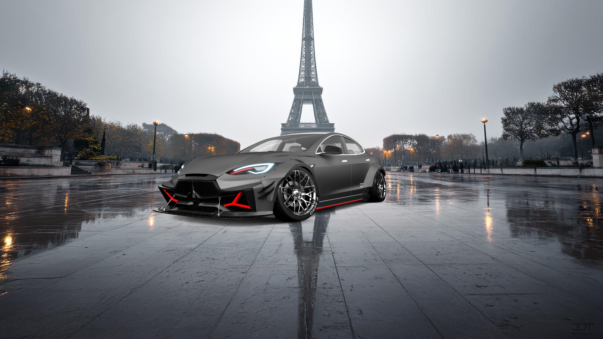 Tesla Model S 5 Door Liftback 2013 tuning