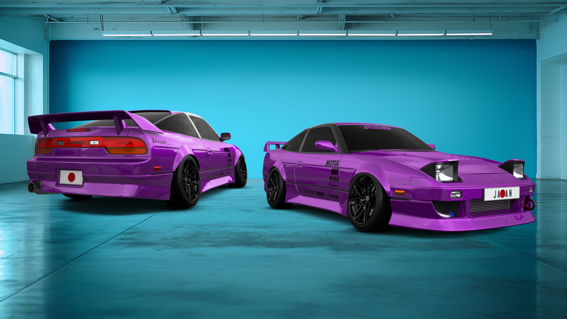 Nissan 240SX 3 Door Hatchback 1989 tuning