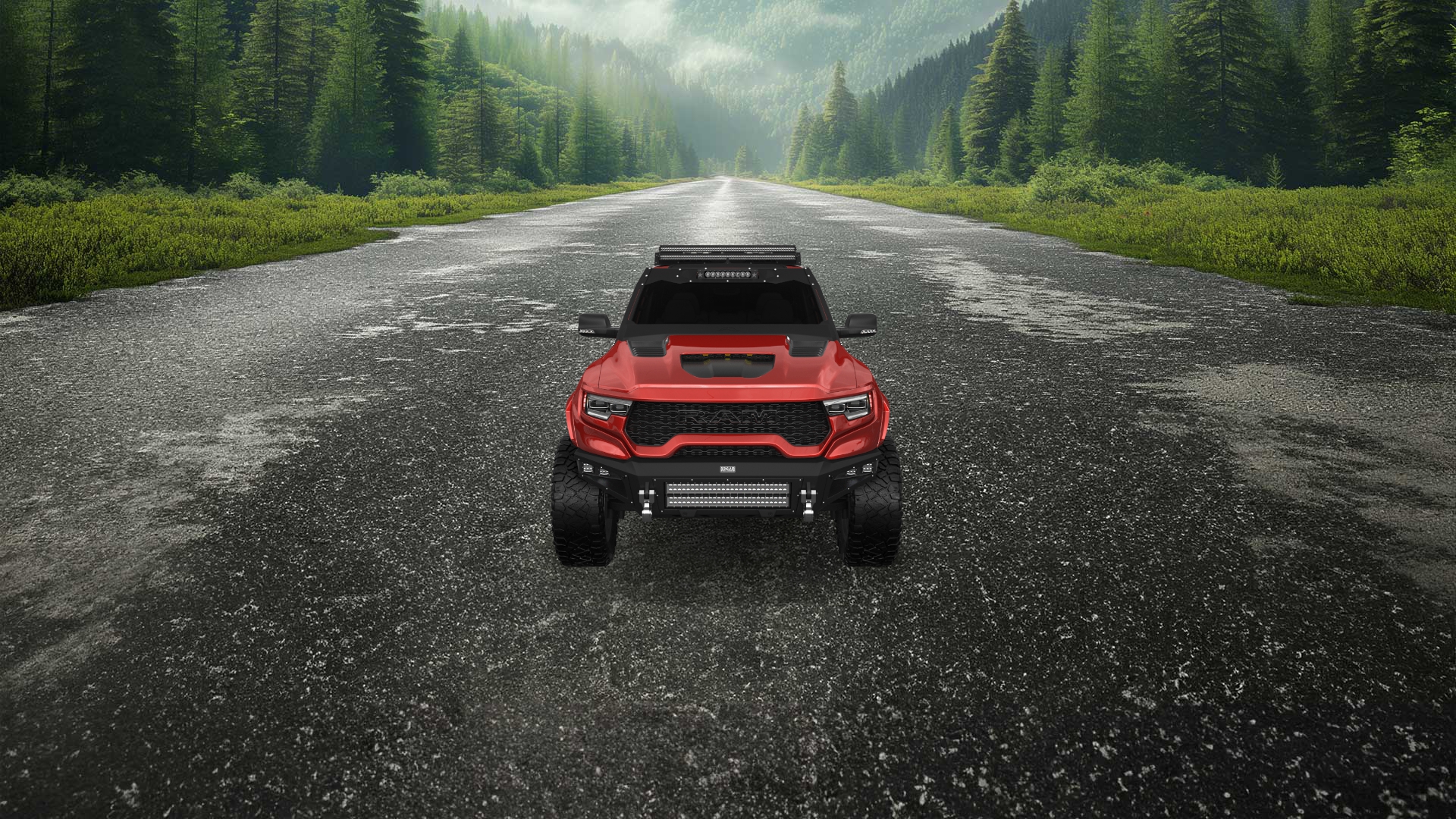 Dodge Ram 1500 TRX 4 Door pickup truck 2021 tuning