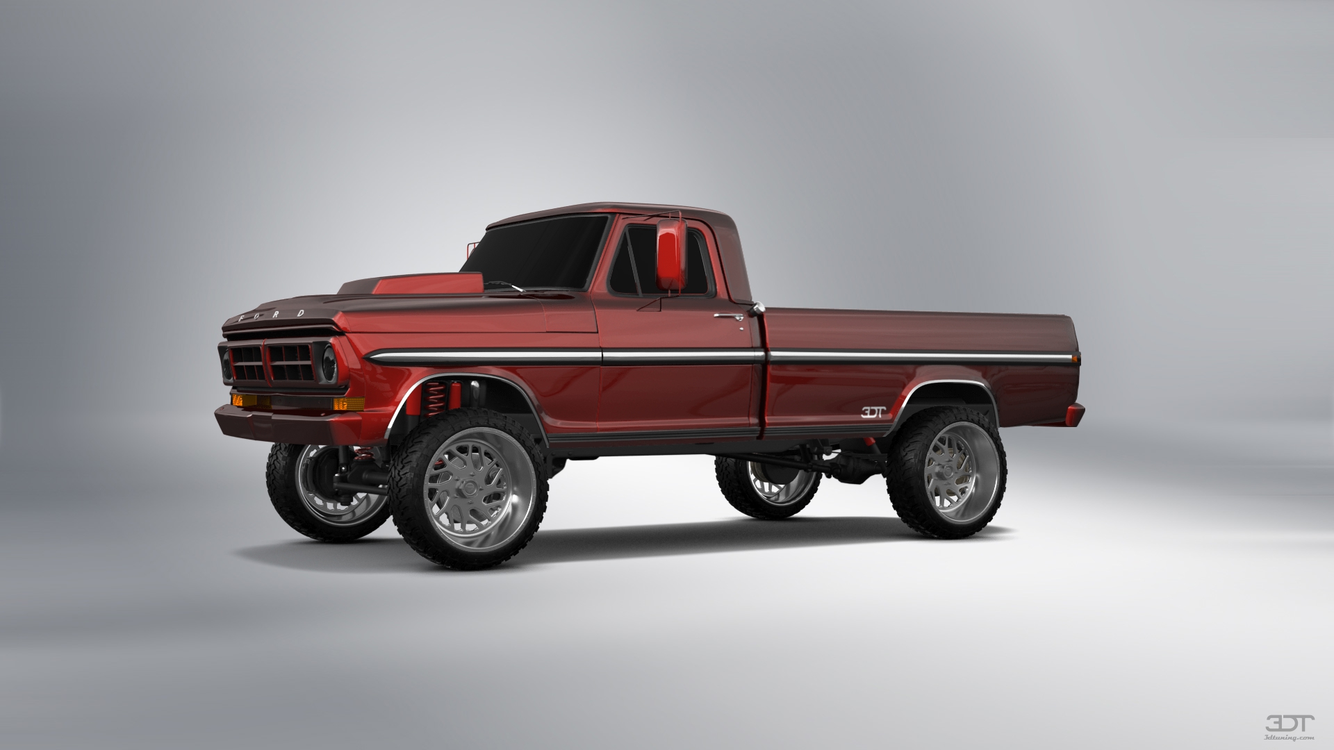 Ford F-250 2 Door pickup truck 1971 tuning