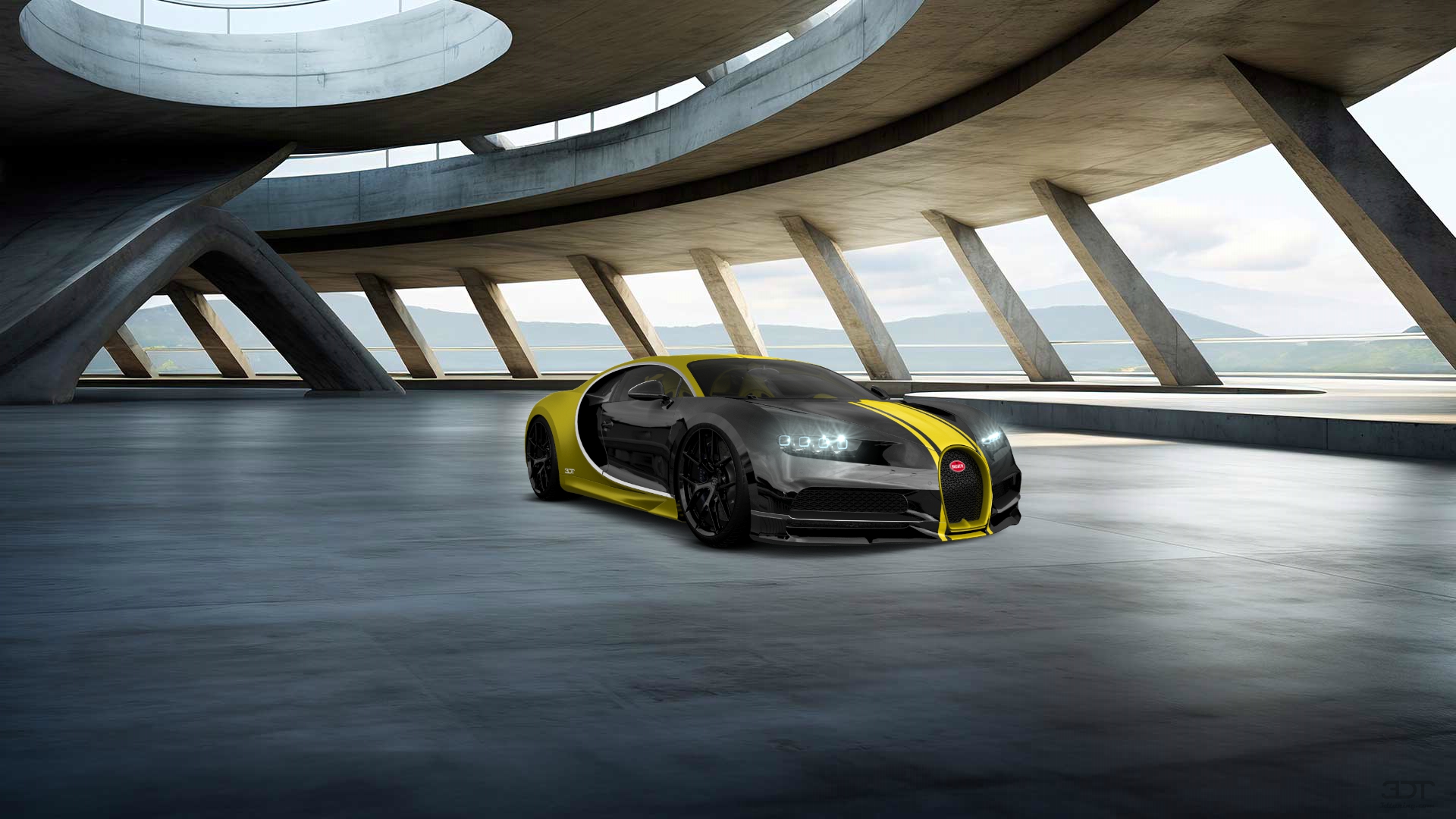 Bugatti Chiron 2 Door Coupe 2016 tuning