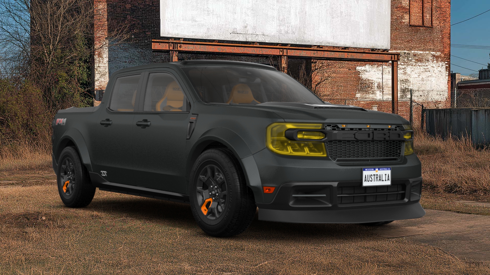 Ford Maverick 4 Door pickup truck 2022 tuning